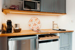 Strandcafe Hideaway 5 Küche