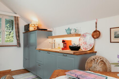 Strandcafe Hideaway 6 Wohnzimmer/Küche