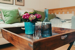 Strandcafe Hideaway 6 Wohnzimmer