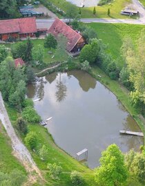 Vogelperspektive auf die Teichwies'n | © Apartment Teichwies'n | Ernst Ebner | © Apartment Teichwies'n