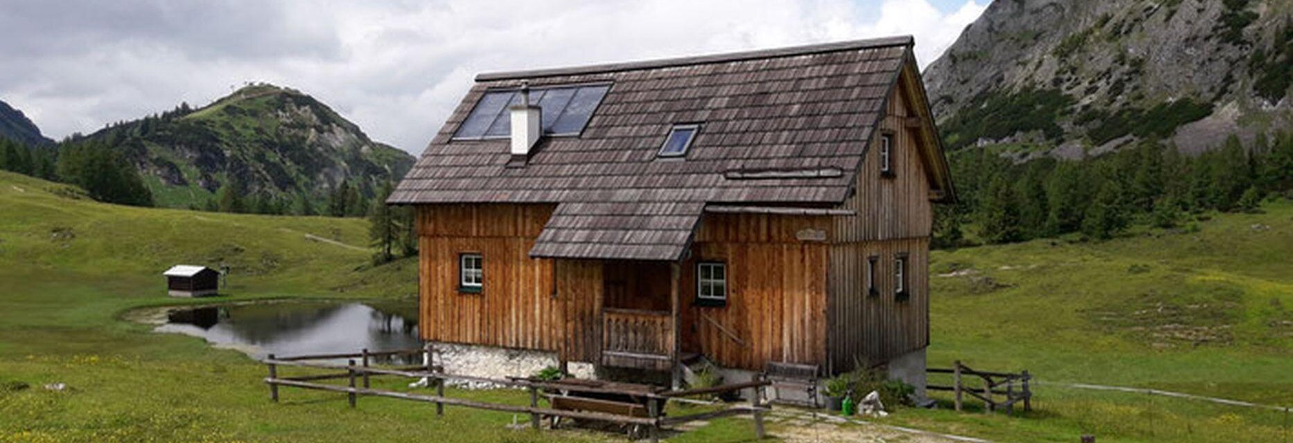 Thürlhütte im Sommer auf der Tauplitzalm