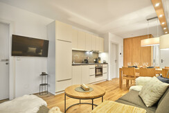 Mountain Suite A2_Tauplitz_Küche,Wohnbereich