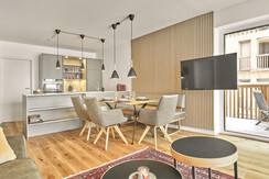 Alpine Suite B4_Tauplitz_Küche,Essbereich