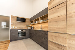 Hochwertig ausgestattete Küche