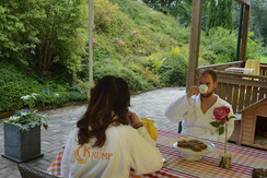 Frühstücksterrasse