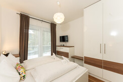 Bedroom 2 with access to the balcony