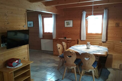 Blockhaus Wohnraum