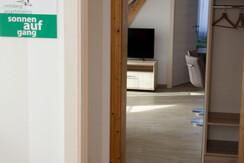 View from the entrance door into the flat