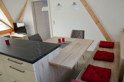 Bar area in the kitchen