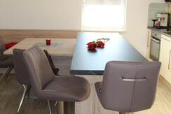 Bar stool with counter surface