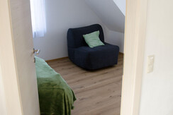 View into the double room