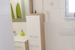 Bathroom furniture with toilet