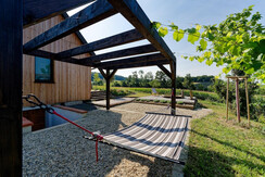 Pergola mit Hängematte - Vulkanland Farm Straden