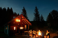 Waldhütte KOSAK unterm Sternenzelt