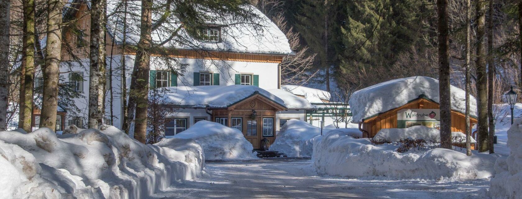 Pension Waldruhe, Grundlsee, im Winter