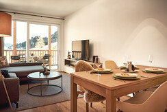 Wasserfall Lodge C4_Tauplitz_Ess und Wohnbereich