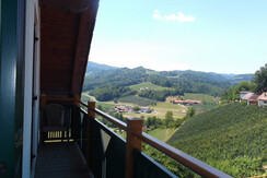 Weingut Gaube Zweibettzimmer Balkon