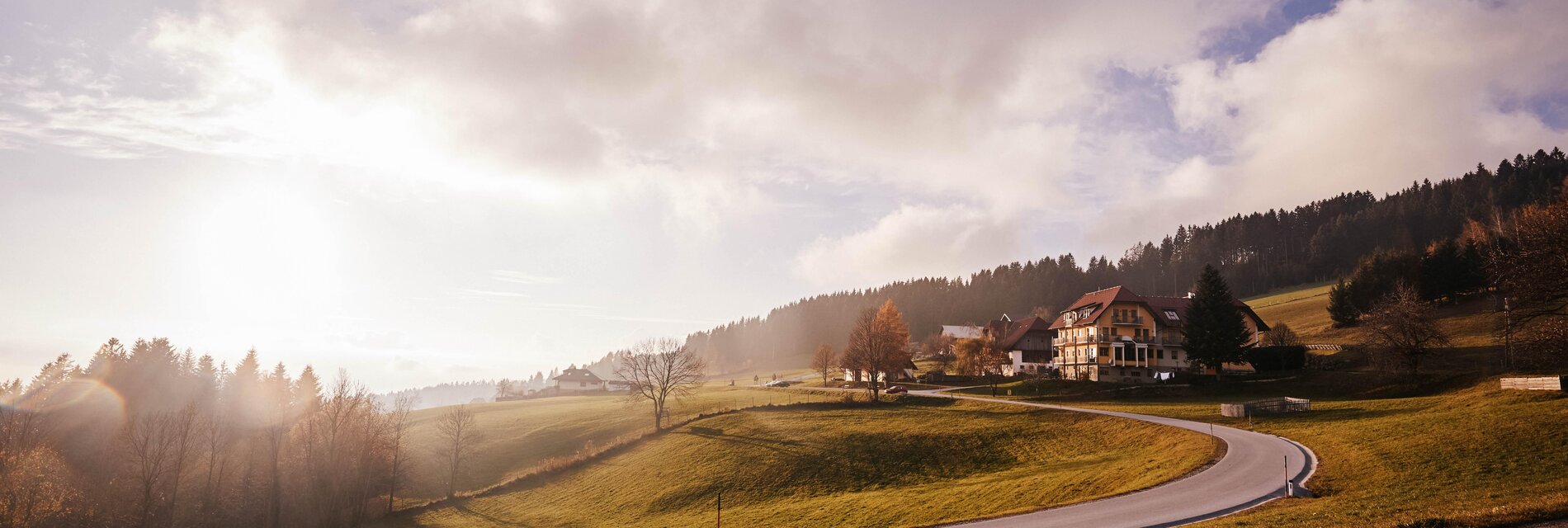 Wildwiesenhof im Herbst
