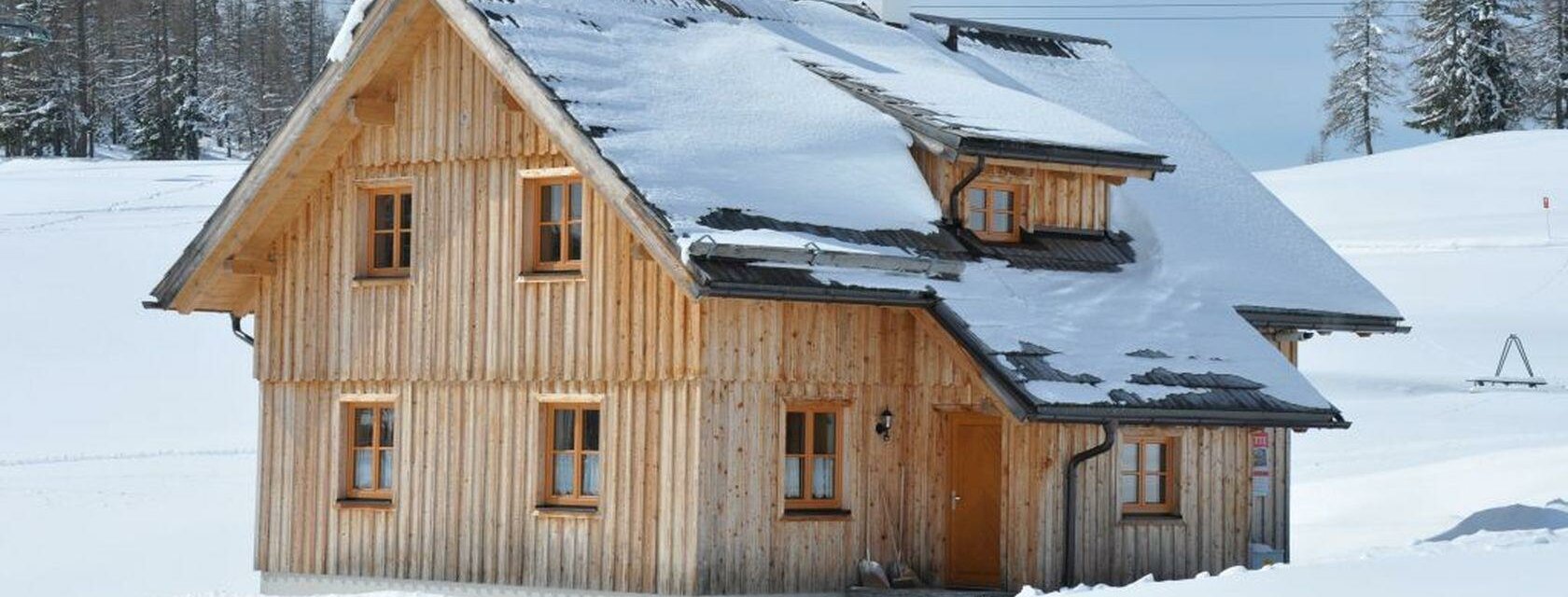 große Winklerhütte, Tauplitzalm, Hütte im Winter