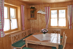 large Winklerhütte, Tauplitzalm, dining table