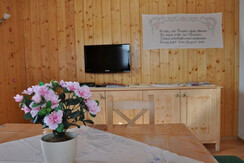 large Winklerhütte, living room with TV