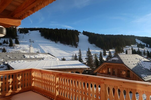 Ausblick vom Balkon