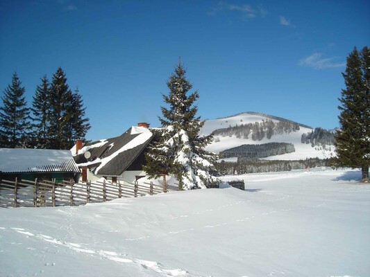 Almhütte Angerwirt_Winter | © Familie Ebner