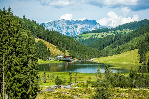 Steirischer Bodensee - Hanswodlhutte - Obersee am 