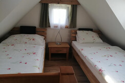 Schlafzimmer 2 Appartement mit Küche GH Strutz