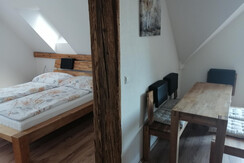 Sitzecke Appartement mit Küche GH Strutz