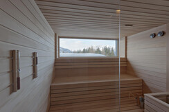 Alpenlodge Sauna Aussicht
