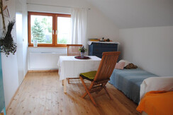 Schlaf- und Essbereich