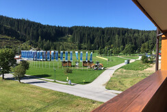 Balcony view in summer