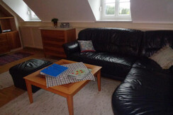 gemüliche Ledercouch