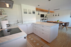 Kitchen and dining table