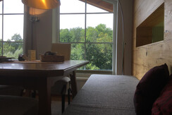 Große Fenster Appartement Finis