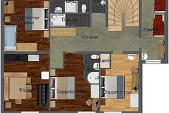 Appartement-Reiteralm Raumplan