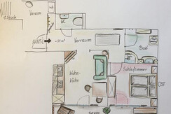 Grundriss Appartement Hans´l