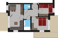 Reiteralm Raumaufteilung