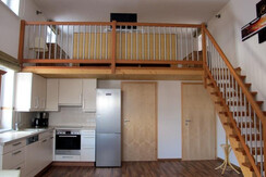 Küche mit Galerie