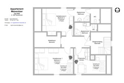 Appartement Meissnitzer - 2. OG - Skizze