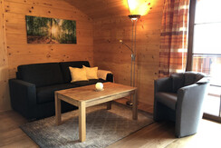 Wohnraum mit Schlafsofa