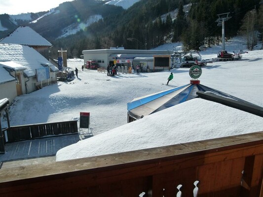 Blick direkt auf die Talstation der Riesneralm