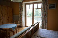 Blick aus dem Doppelzimmer