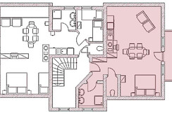 Ferienwohnung Therese - Grundriss