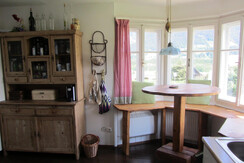 Chalet Hoamatl - Küche mit toller Aussicht