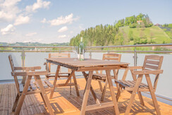 Claus Resch Appartments Terrasse Sitzgelegenheit