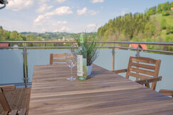 Claus Resch Appartments genieße den Ausblick