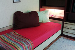 Wohnzimmer mit Schlafcouch