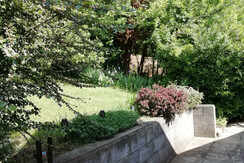 Blick in den privaten Garten
